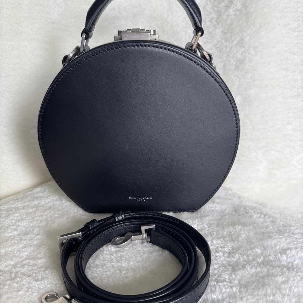 SAINT LAURENT Mica Hat Box Bag - Picture 2 of 14